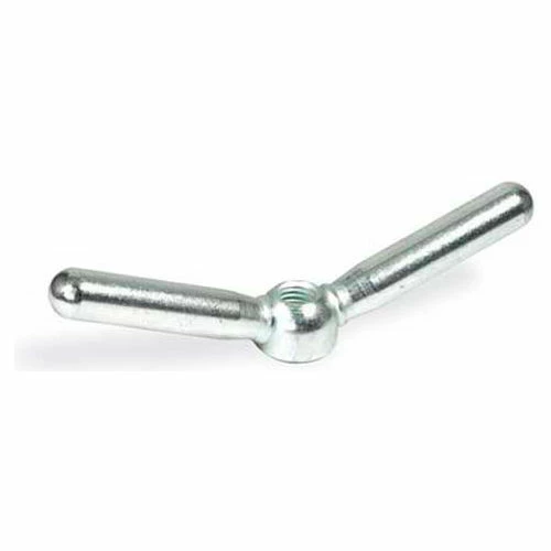 J.W. Winco GN206 Malleable Iron Clamp Nut Tapped 25mm D 87mm L