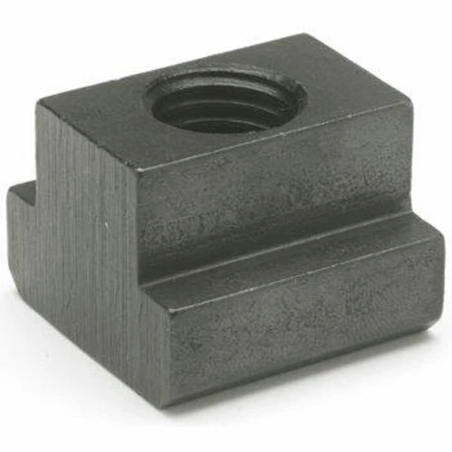 J.W. Winco DIN 508 T-Slot Nuts, Steel, Blackened, M16, 1-1/4"W x 15/16"H