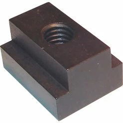 Morton Machine Works 3/8-16 T-Slot Nut - 1/2" Table Slot - 7/8" Base Width - 5/8" Height - Carbon Steel - Black Oxide