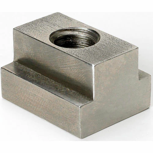Morton Machine Works 5/8-11 T-Slot Nut - 11/16" Table Slot - 1-1/8" Base Width - 1-1/8" Height - Stainless Steel