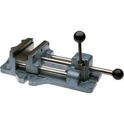 Wilton Cam Action Drill Press Vise, 8" Jaw Width, 2" Jaw Opening